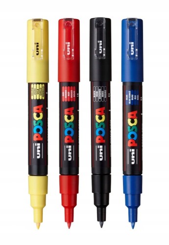 Zestaw-Markery-Uni-Posca-z-wodnym-tuszem-pigmentowym-PC-1M-4szt.jpg
